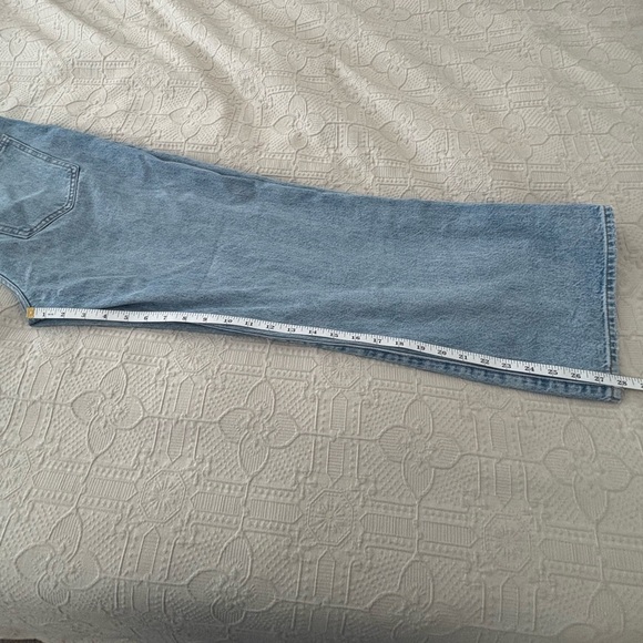Denim Forum Farrah high rise wide leg light wash size 27 - Picture 7 of 8